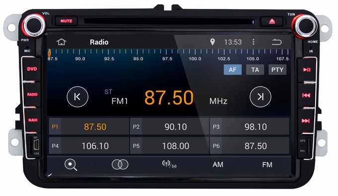 Ouchuangbo Pure Android 4.4 DVD Radio Stereo Bluetooth USB for Volkswagen Golf MK5 /Caddy