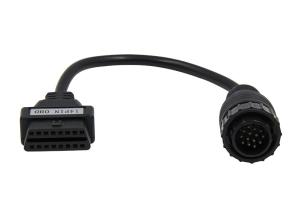 China OBD2 OBDII 16 Pin J1962 Female to Mercedes Benz 14 Pin Male Connector Cable wholesale