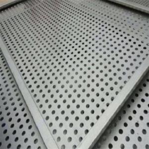 China Round Hole Aluminum Perforated Sheet Perforated Steel Sheet Q235 wholesale