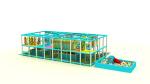 Blue And Yellow Infant Indoor Play Equipment / Commercial Indoor Play Structures