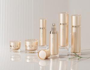 China 6pcs Luxury Acrylic Cosmetic Lotion Pump Bottle Set With CreamContainer 30ml - 120ml wholesale