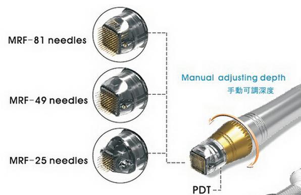 best results rf treatments for face with 0.5-3mm invasive microneedle