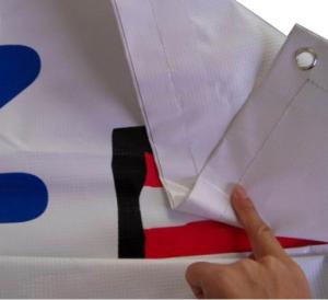 China Vinyl Hanging Retractable Banner 1mm 10mm Thickness Eco Solvent Ink wholesale