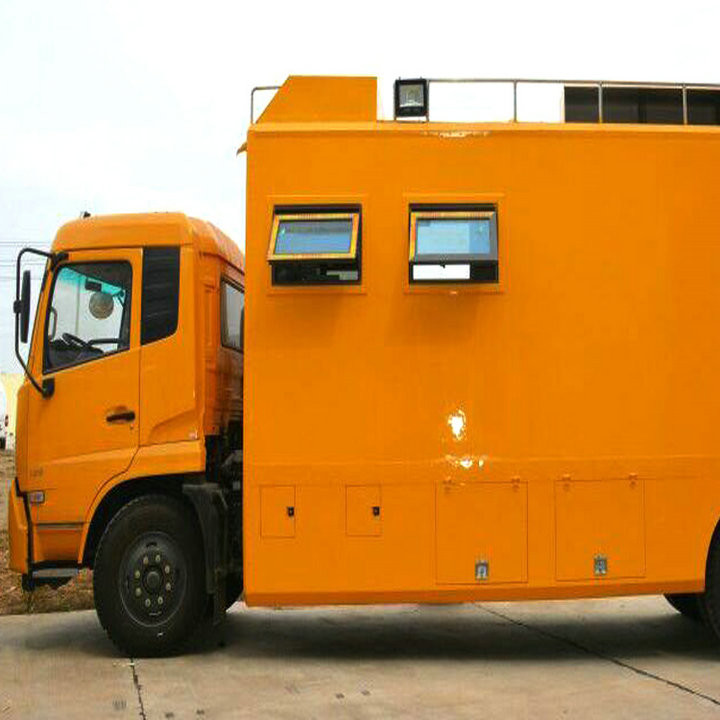 King Run Mobile Kitchen Truck For Outdoor Engineering Project Camping Dining