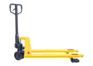China Four Way Traverse Pallet Truck , Pallet Pump Truck 74 * 70mm Fork Wheel wholesale
