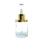 Cylinder 30ml Aromatherapy Perfume Eye Dropper Bottles With Cap