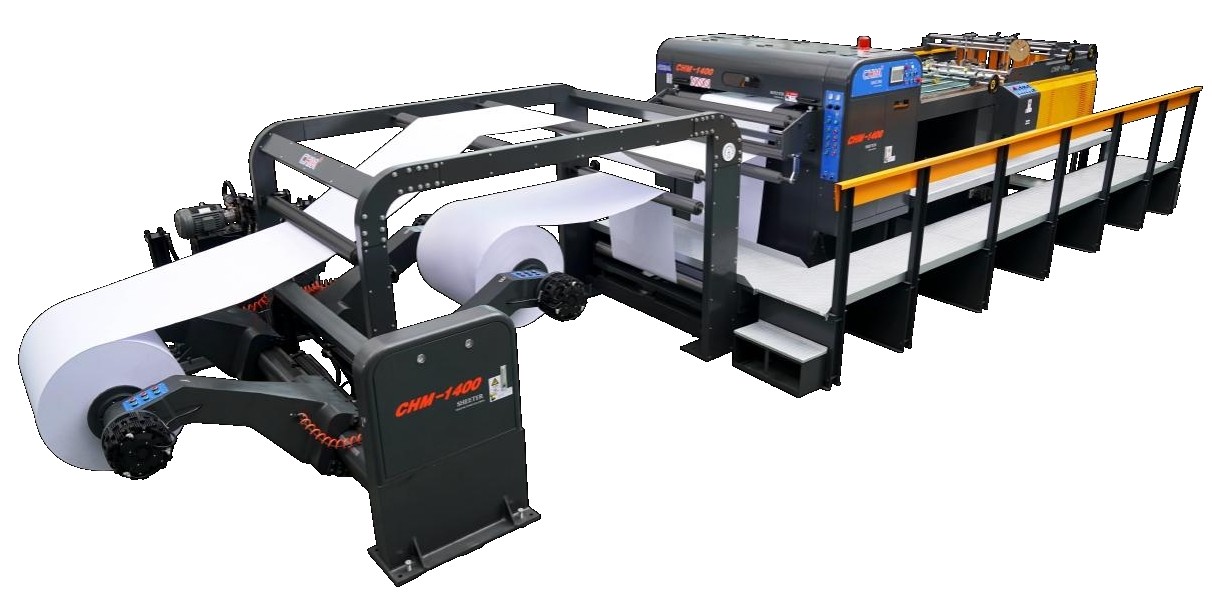 High Precision Used Roll Paper Sheet Cutter Machine ±0.1% And 29KW Total Power