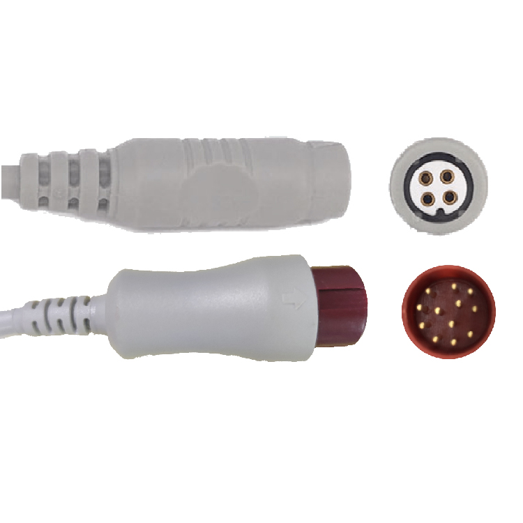Mindray IBP adapter cable connect to B.Braun transducer