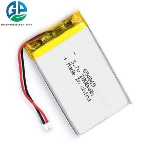 China Lipo 654065 2000mAh 7.4Wh Lithium Ion Battery Pack Rechargeable 3.7V KC wholesale