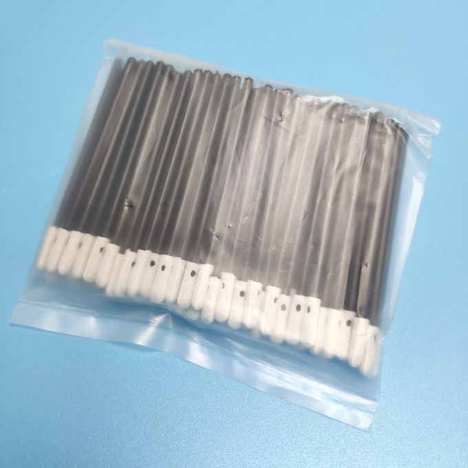 TX742 Black Handle Polishing Foam Tip Swabs Picking Dirt In Small Recesses