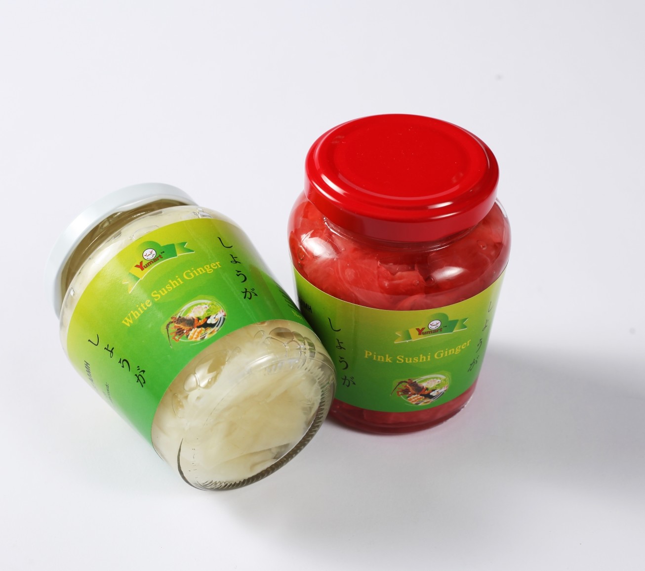 Oem Japanese Sushi Ginger Tasty Pickled Natural Halal 160g / Bottle