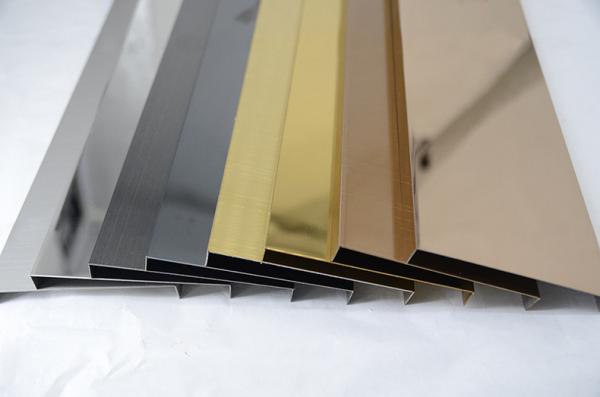 OEM stainless steel floor tile trim wall trim with Brushed or mirror surface