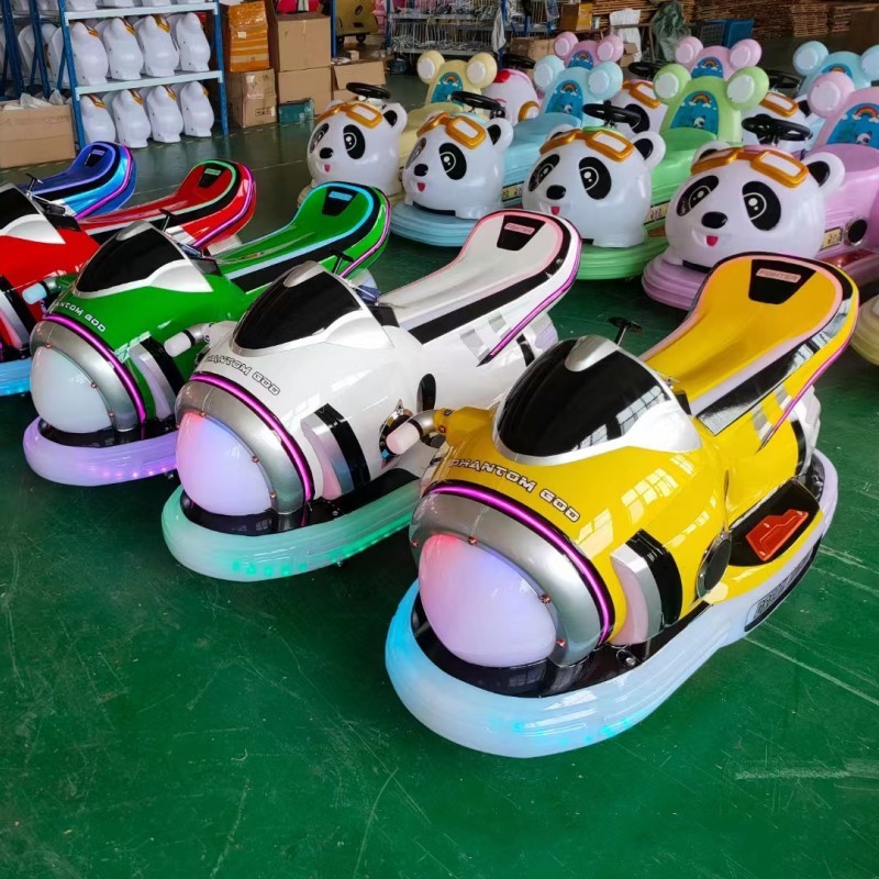 Fairground Theme Park Bumper Cars Electric Kid Motorcycle Customized