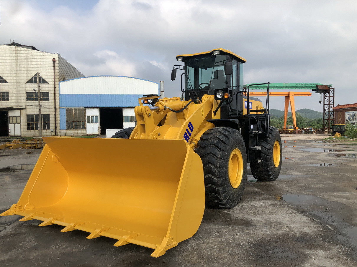 Max. 1200mm Dumping Reach Wheel Loader With 162KW Rated Power For Mining