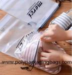 Transparent PE Drawstring Plastic Bags For Garment Storage
