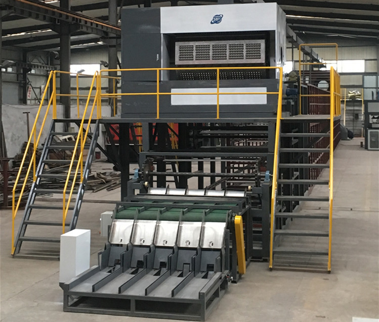 Waste Paper Egg Box Making Machine Fully Automatic High Efficiency