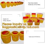 Plastic Hospital Medical Disposal Waste Sharp Container,plastic round sharps