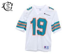 China White Sublimation Shirt Printing Polyester Sleeve Hockey Jersey Breathable Fabric wholesale