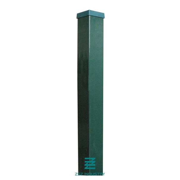 Square Durable Garden Fencing Posts , 60x60mm Metal Garden Posts