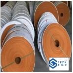 Yellow Oriange canvas industrial conveyor belt