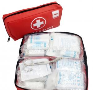 China Emergency Mini Car First Aid Kit For Road Trip Supplies Vehicle Outdoor DIN 13164 on sale