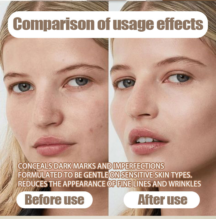 New Exclusive Purple Color-Changing Moisturizing Foundation Stick Concealer Cream Sunscreen All Skin Private Label Whitening