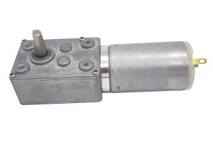 China High Torque small electric motor DC Worm Gear Motor DIY Mini Gear Motor 24V with Gear Box wholesale