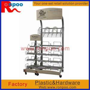 China Metal hanging display racks, Grocery Food Racks, Floor Sign holders, Garment Display Racks, Retail Store wholesale