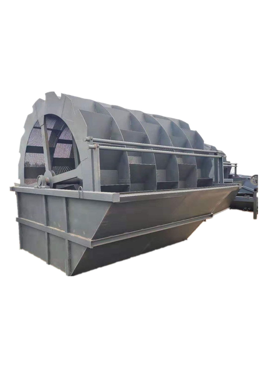 Mineral Processing Plant Bucket / Wheel 180tph Sand Washing Machine For Industry