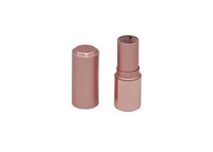 China Rose Gold Aluminum Snap On 3.5g Empty Lipstick Tubes wholesale
