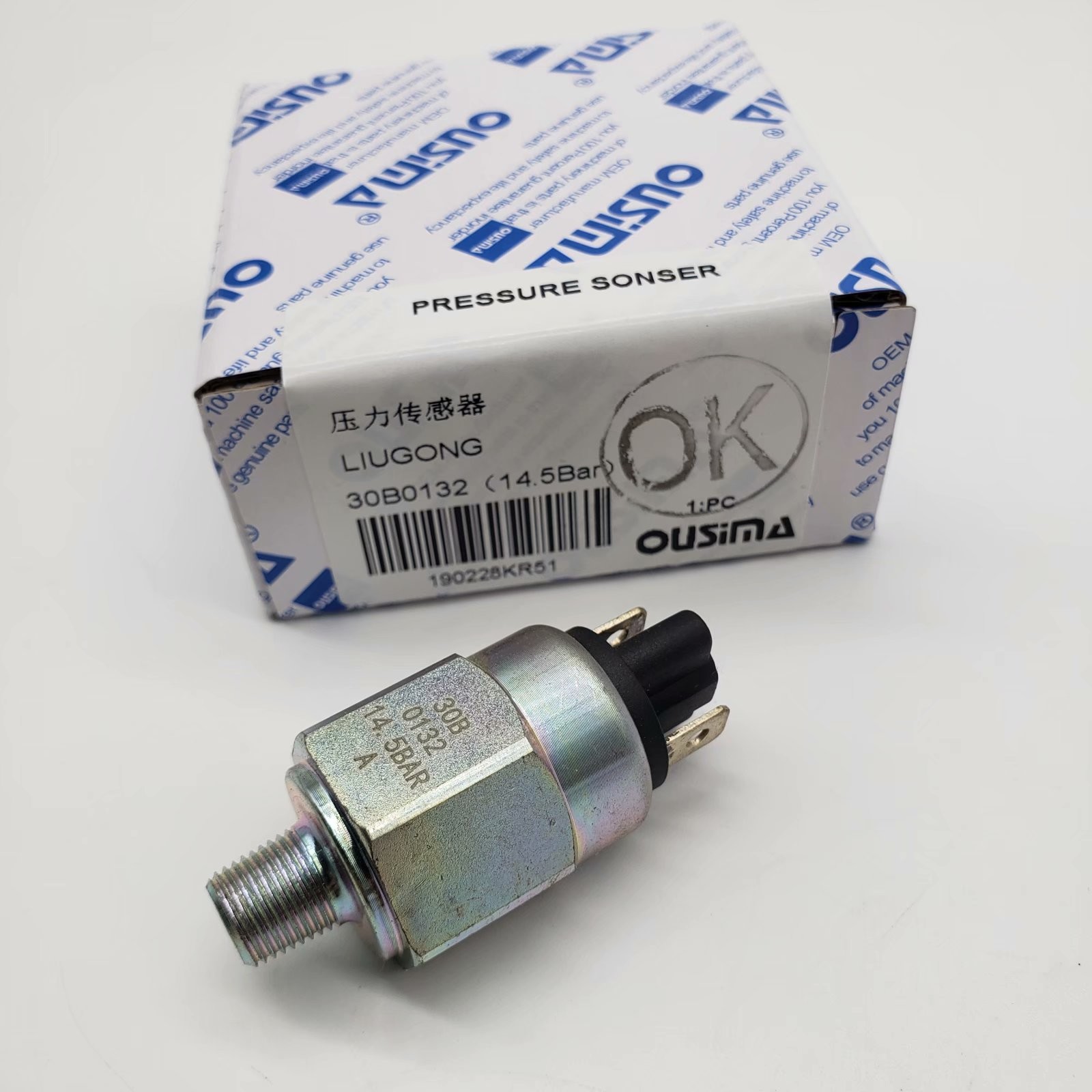 OUSIMA Eletric Excavator 30B0132 14.5 Bar Pressure Sensor