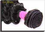 Black Brazilian Remy Deep Wave Human Hair Extensions 5A 12''- 32''