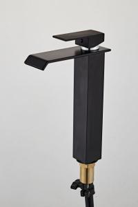 China Black SUS Spray Paint Basin Above Counter Wash Basin Faucet wholesale