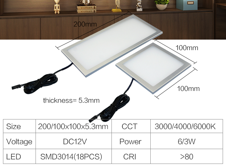 Kitchen LED Tape Lighting Kit For Furniture Surface Mount LED Strip Lights 120lm/w