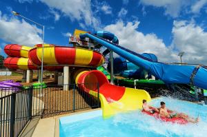 China Water Games Park Playground Swimming Pool Equipment Fiberglass Spiral Slide wholesale