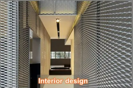 Raised Aluminium Expanded Metal Mesh