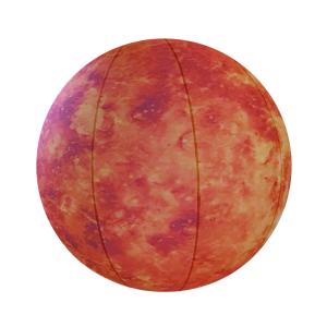 China Round Advertising Helium Balloon LED Inflatable Giant Moon Balloon wholesale