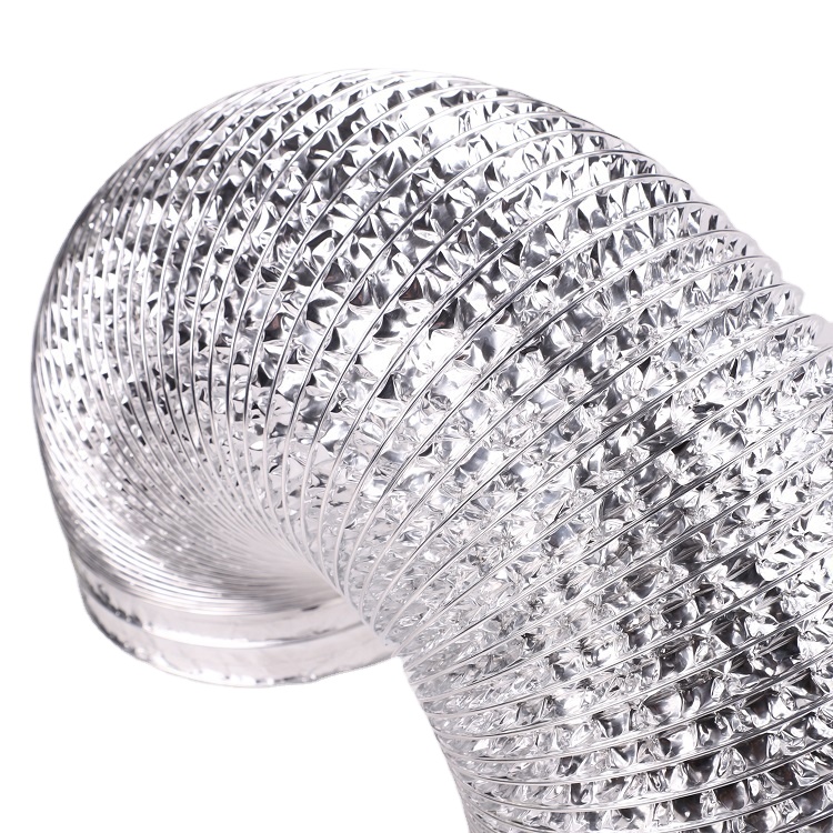 High Temperature Air Ventilation Duct with 120V Voltage and Flexible Aluminum Material