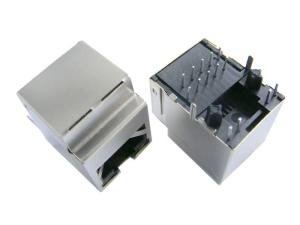 China Female Vertical RJ45 Jack -20-70 Degree Working Temperature With Transformer wholesale