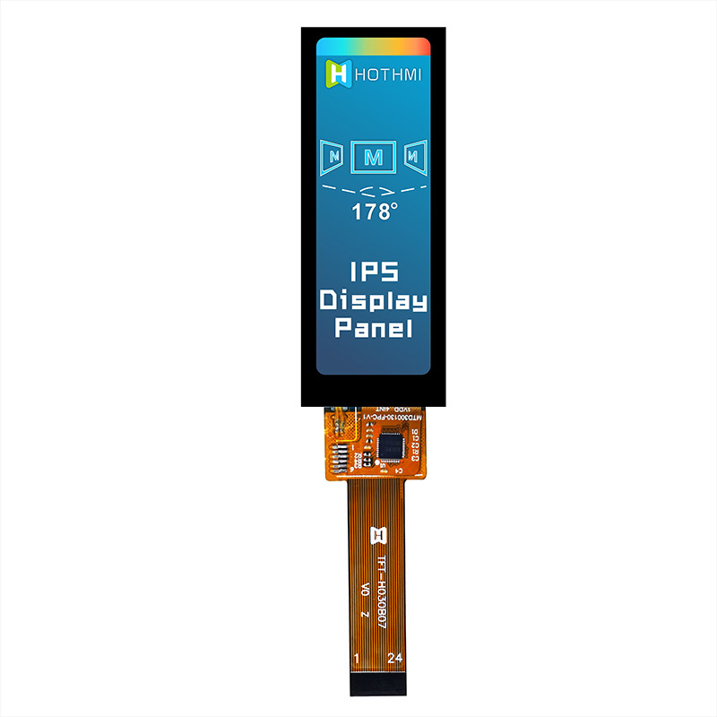 3.0 Inch 268x800 Strip Display Wide Temperature LCD TFT IPS Display Pcap Monitor