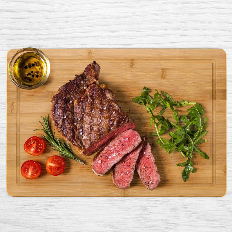Juice Groove Bamboo Cutting Board Craftsman Design Style and Holiday Selection Support