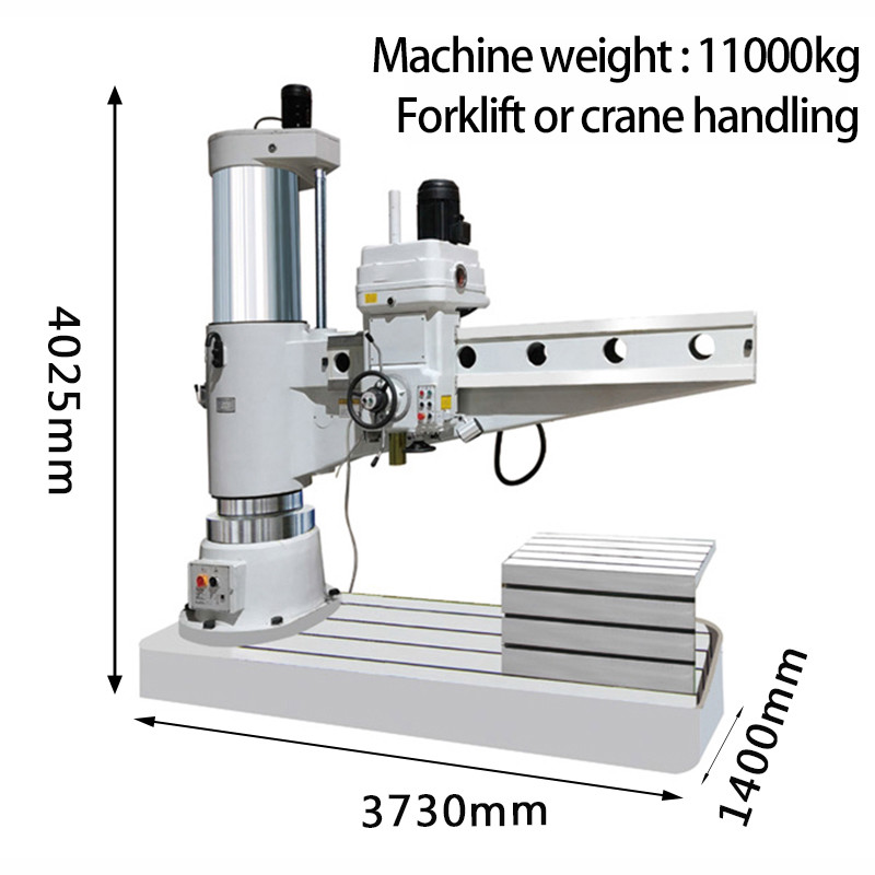 Z3080 Radial Drilling Machine Large Deep Hole Heavy Duty Vertical Drilling Machines