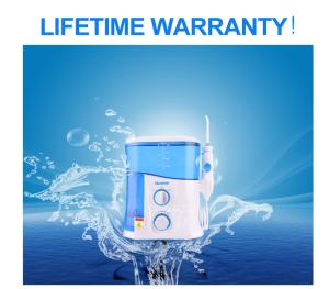 China IPX4 Teeth Cleaning Water Flosser With UV Sterilizer 30-120psi Pressure wholesale