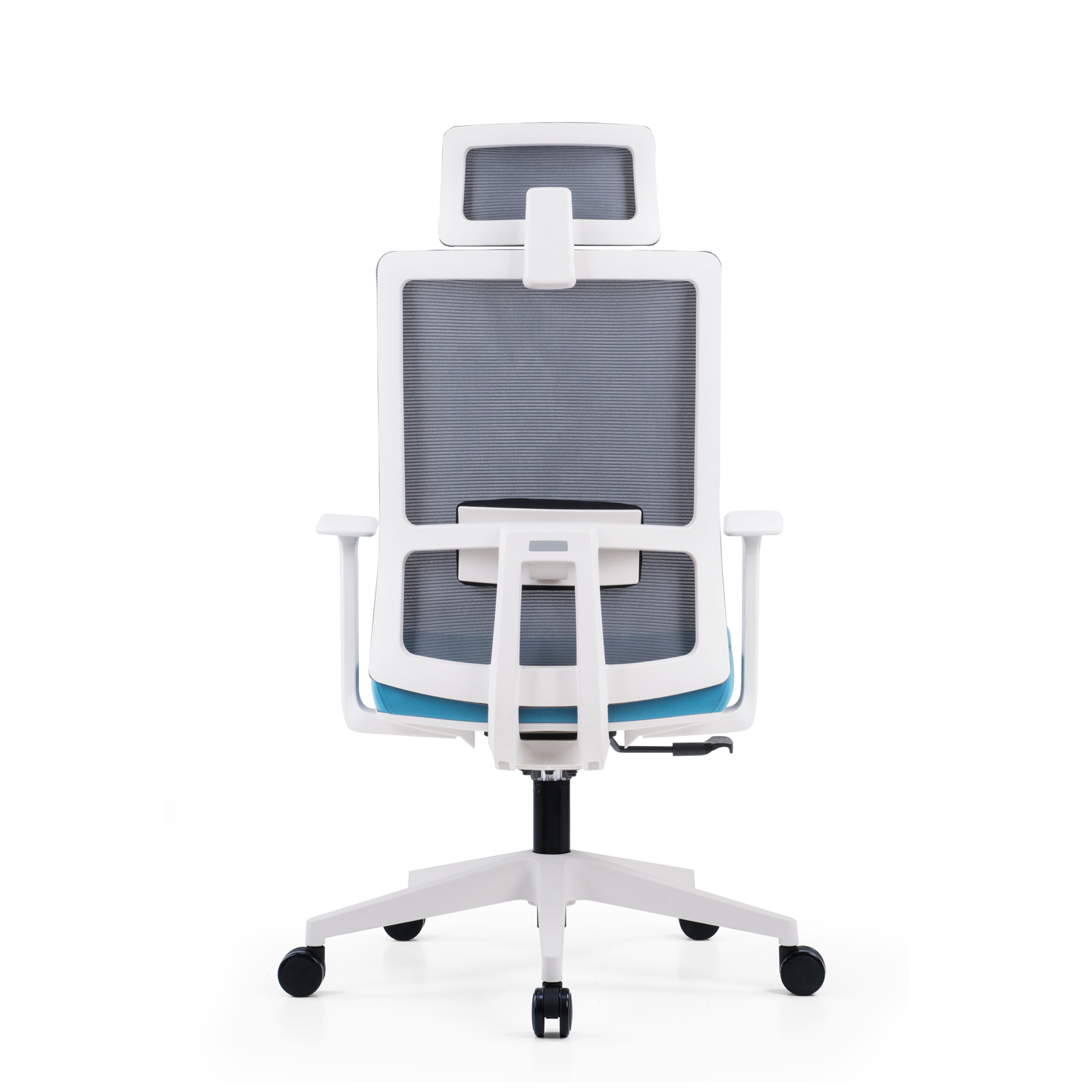 Executive Chair with Headrest White Office Furniture 580*640*1150-1250mm OEM Accepted