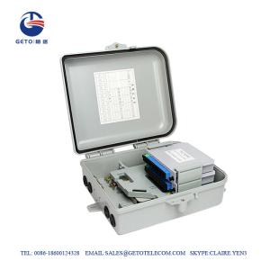 China Small FTTX FTTH 500V Fiber Terminal Box 12 Cores wholesale