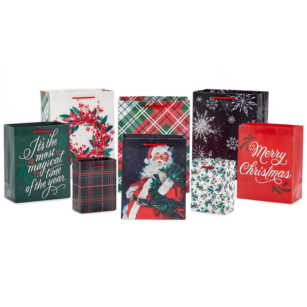 Wenzhou Custom Luxury Merry Christmas Halloween Holiday Theme Hand Length Handle Paper Bag