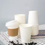 Competitive Price Take Away 28oz Recyclable White Paper Water Cups