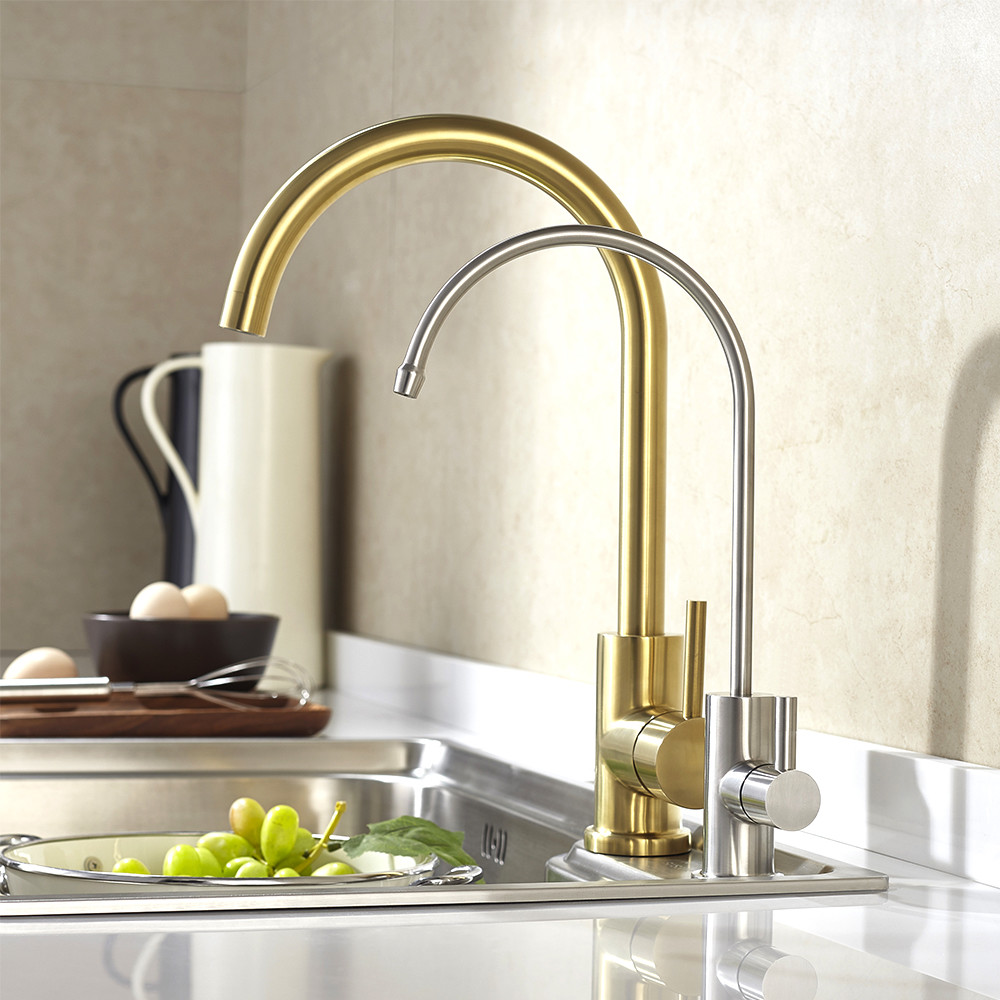 Stainless Steel 304/316 Water Faucet Lead-Free Faucet Water Filtration System Purifier Filter Drinking Water Faucet