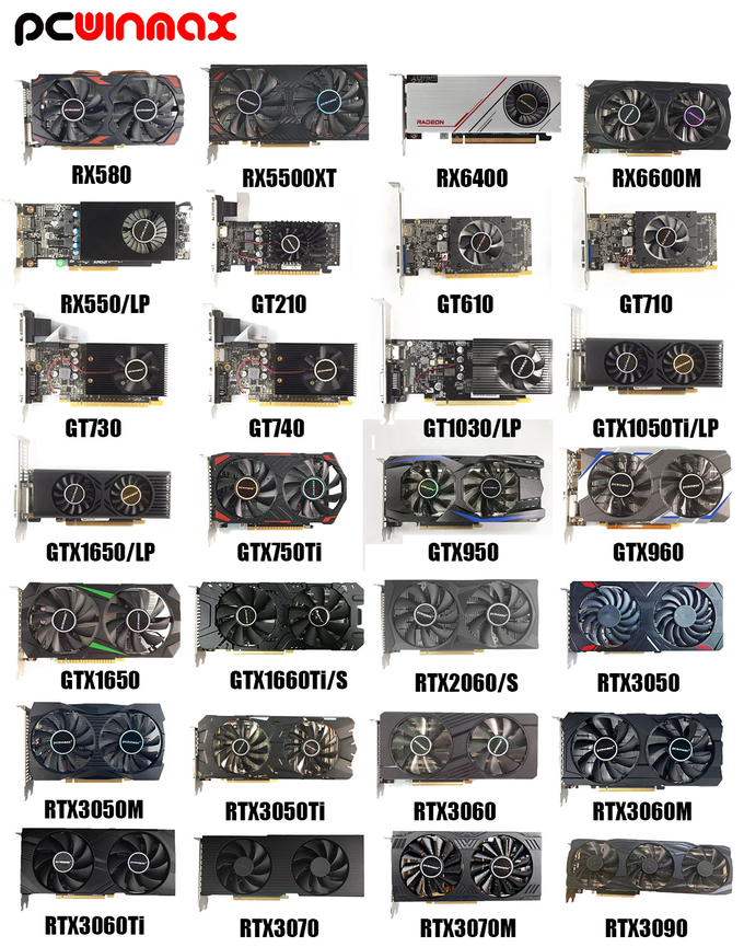 RTX 3090 24GB GDDR6X 3DP HD 750w Gaming Graphic Cards 3*8 Pin 384 Bit