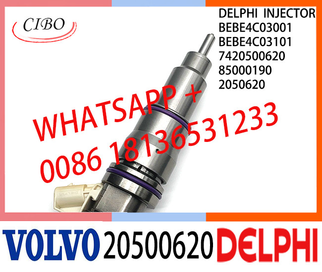 Common Rail Fuel Diesel Injector BEBE4C03001 BEBE4C03101 20500620 85000190 7420500620 E1 for VOL 9.0 LITRE TRUCK
